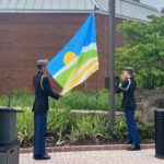 Howard County raises new flag