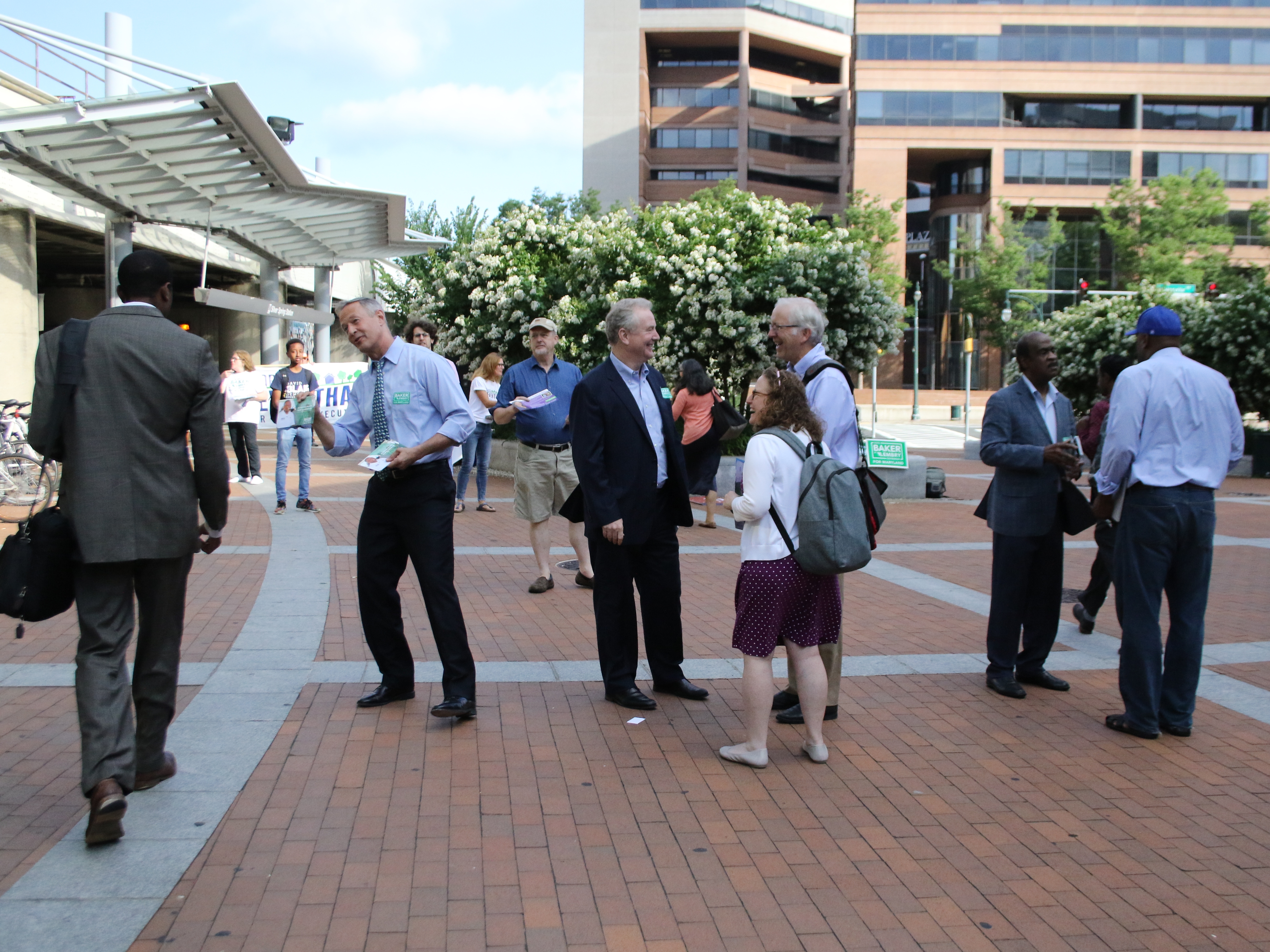 UPDATE: Rushern Baker misses morning campaign stop after wife went to hospital